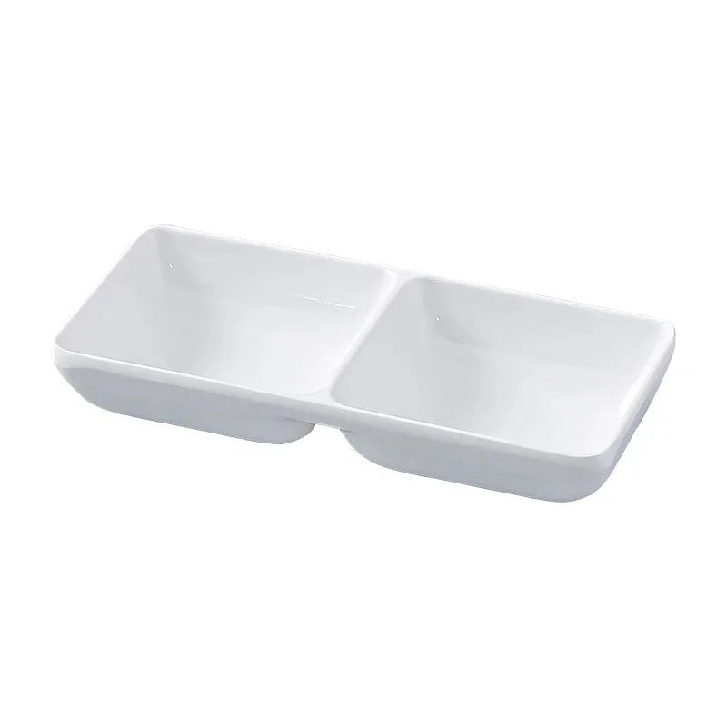 Dipping Saucer Multi-grid Dish Plate Kitchen Dressing Dishes | Bowlift