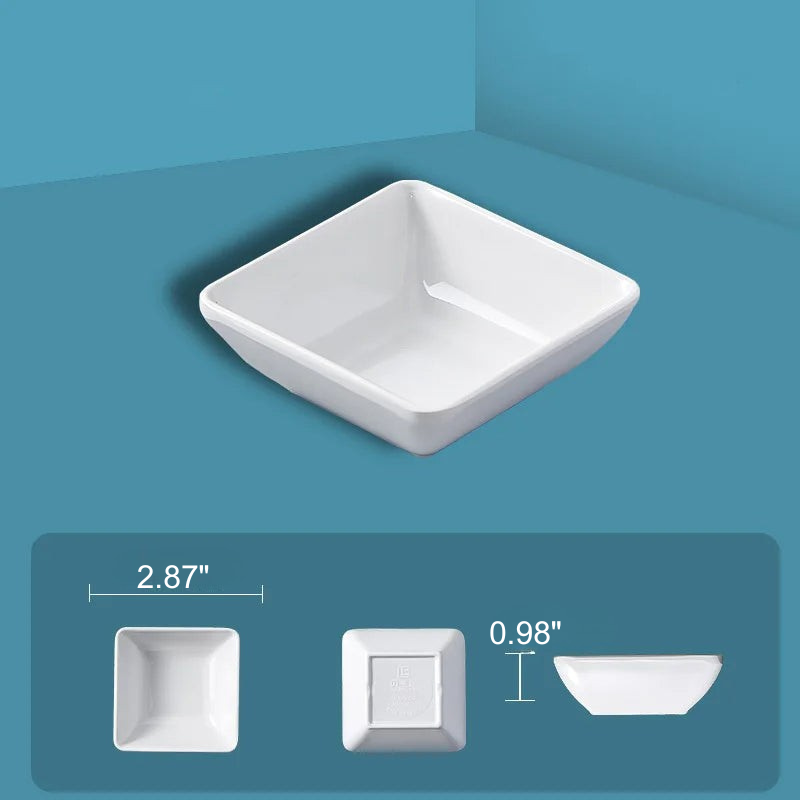 Dipping Saucer Multi-grid Dish Plate Kitchen Dressing Dishes | Bowlift
