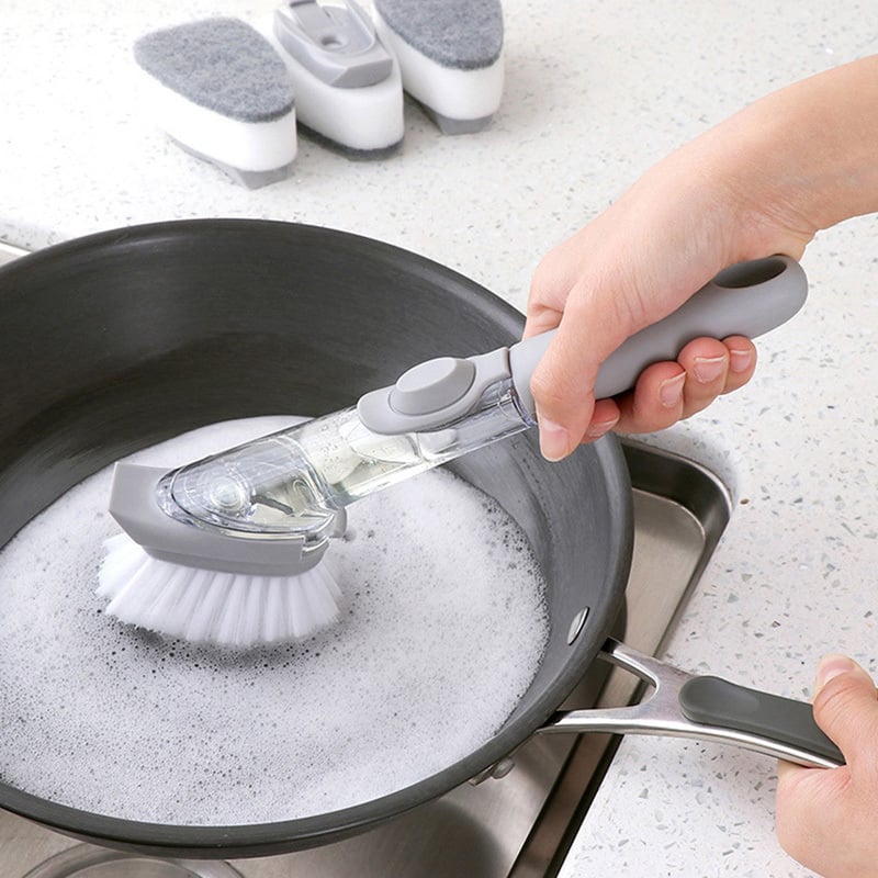 BowLift | Dishwashing Brush with Soap Dispenser – DishMaster