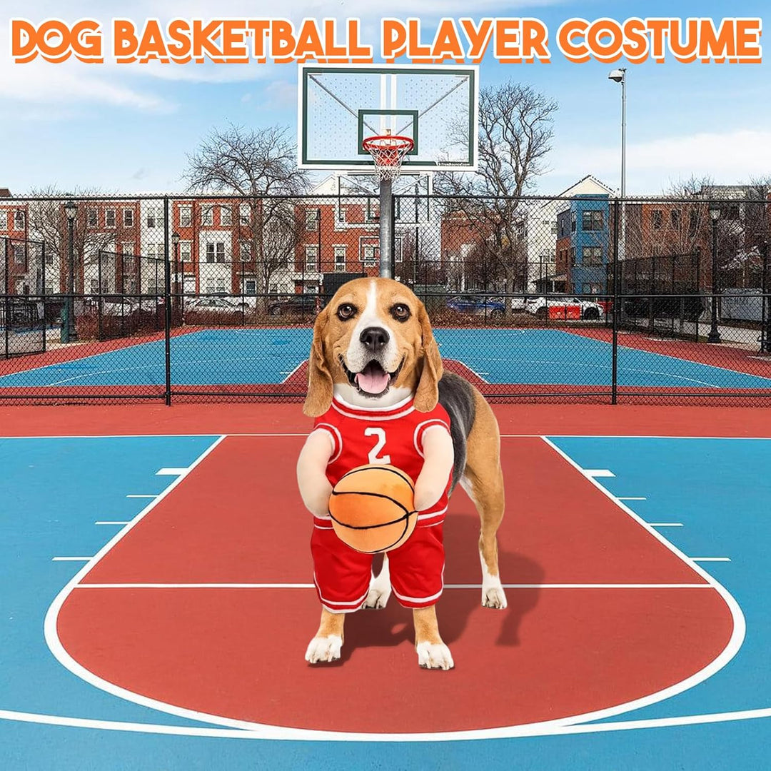 BowLift | PawChic Luxe Dog Basketball Set | Stylish outfit with matching ball for active pups
