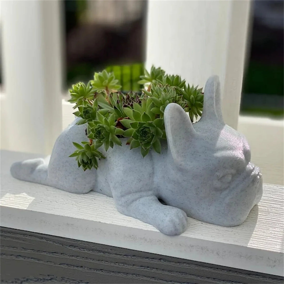 BowLift | Dog Resin Succulent Planter - Buddy