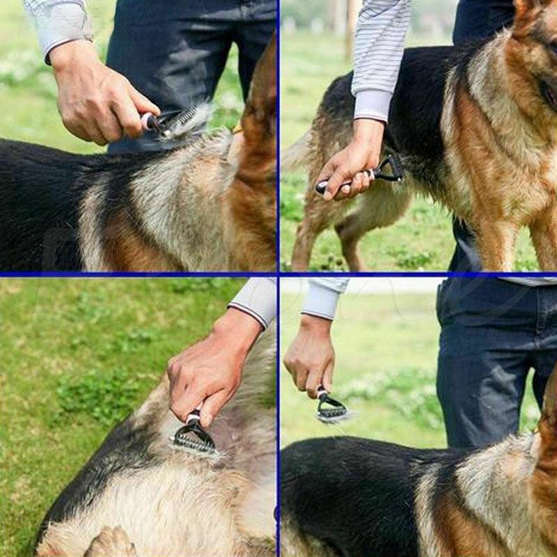 Double-Sided Hair Removal Comb for Pets - SmoothGroom Bowlift