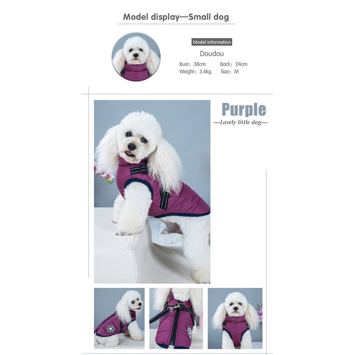 BowLift | WoofGuard - Waterproof Winter Jacket with Integrated Harness