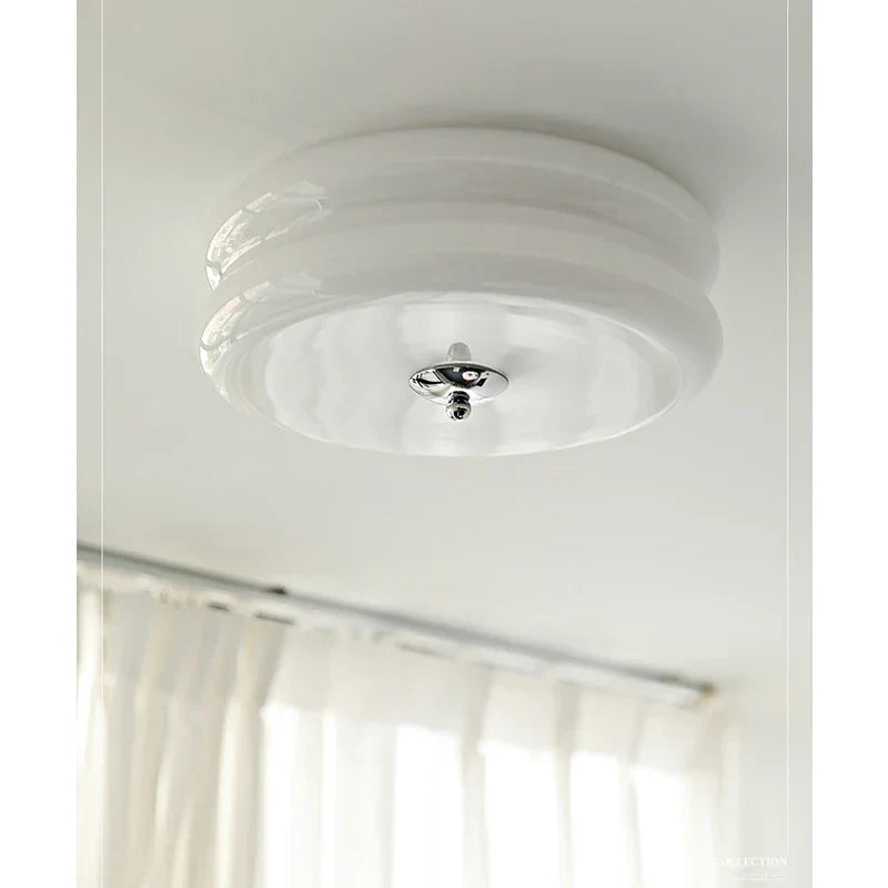Danish ceiling light in Bauhaus style - Elegant aura lamp for living room & bedroom | Bowlift