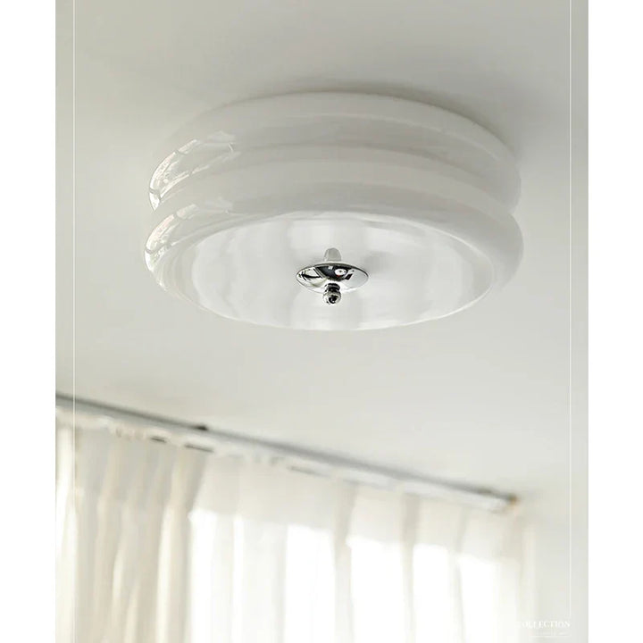 Danish ceiling light in Bauhaus style - Elegant aura lamp for living room & bedroom | Bowlift