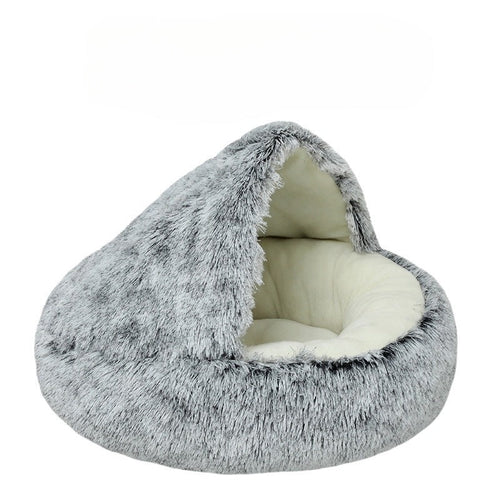 BowLift | CozyPaws - 2-in-1 Round Cat Bed & Winter Sleeping Bag for Ultimate Comfort