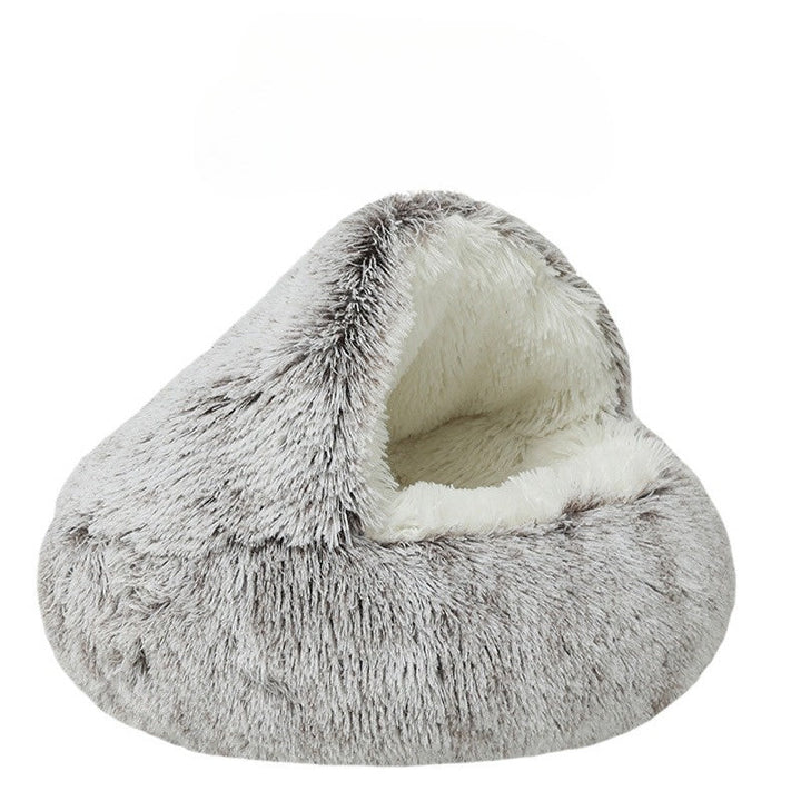 BowLift | CozyPaws - 2-in-1 Round Cat Bed & Winter Sleeping Bag for Ultimate Comfort