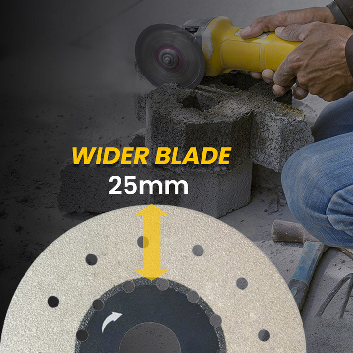 Porous, widened cutting blade | Smooth and precise cuts | Bowlift