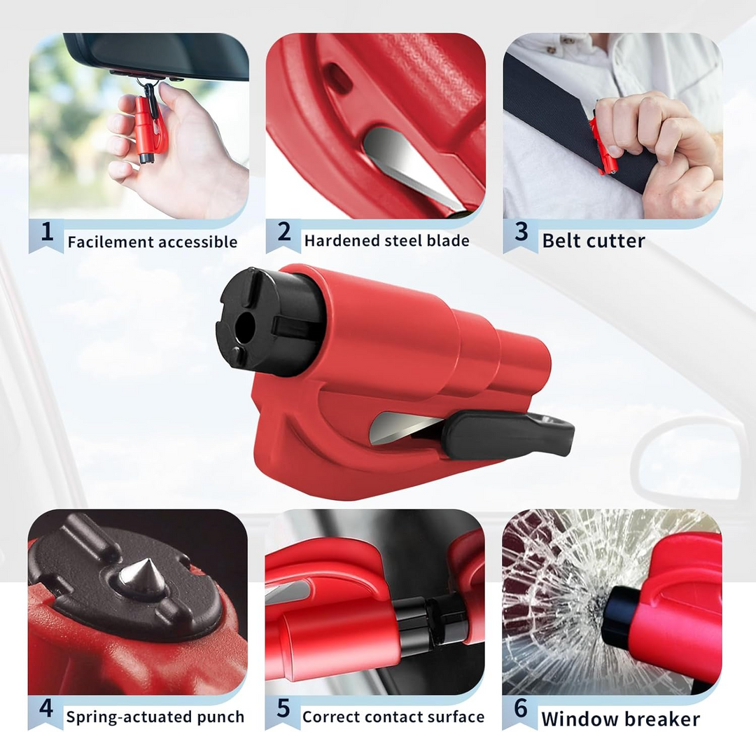 Window breaker & seatbelt cutter | Emergency escape tool | Bowlift