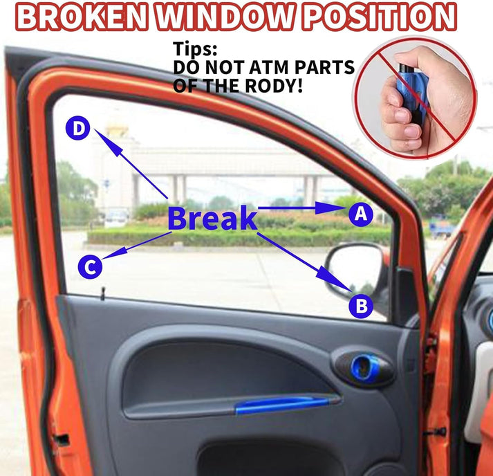 Window breaker & seatbelt cutter | Emergency escape tool | Bowlift