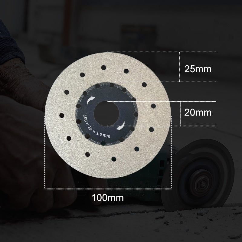 Porous, widened cutting blade | Smooth and precise cuts | Bowlift