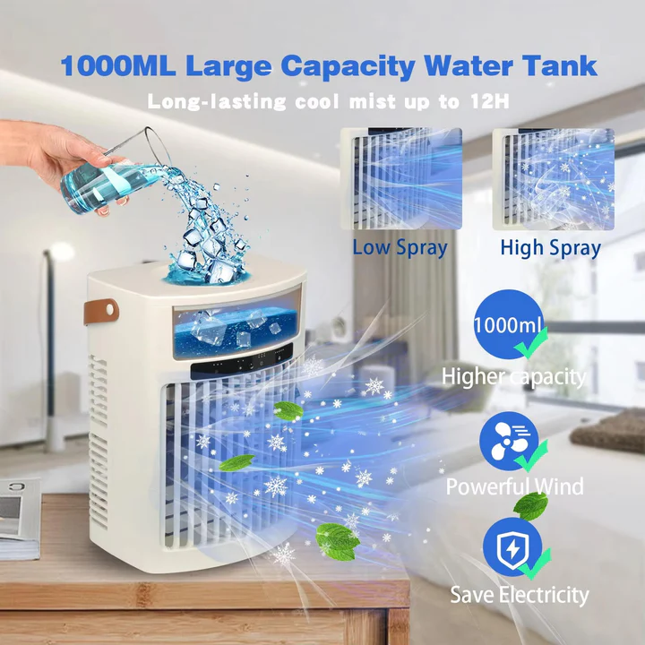 BowLift | Portable Mini Air Cooler Fan