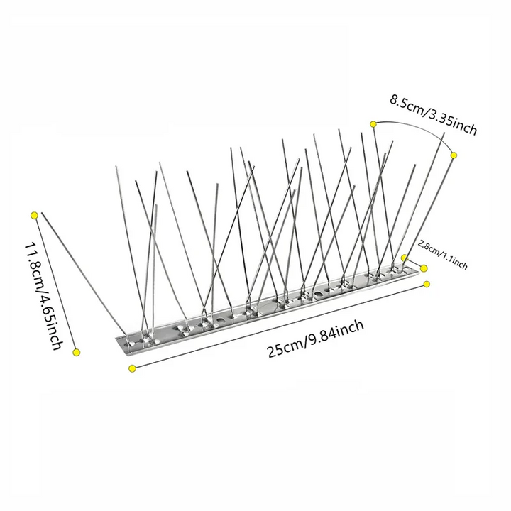 BowLift | Outdoor Stainless Bird Repeller Spikes