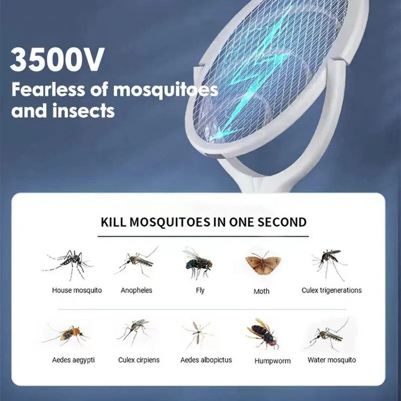 BowLift | 5 in 1 Bug Zapper Racket with Fast Charging