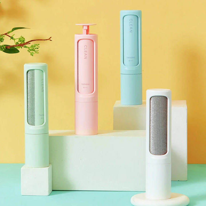 BowLift | Reusable Pet Hair Remover Brush with Lint Roller Built In