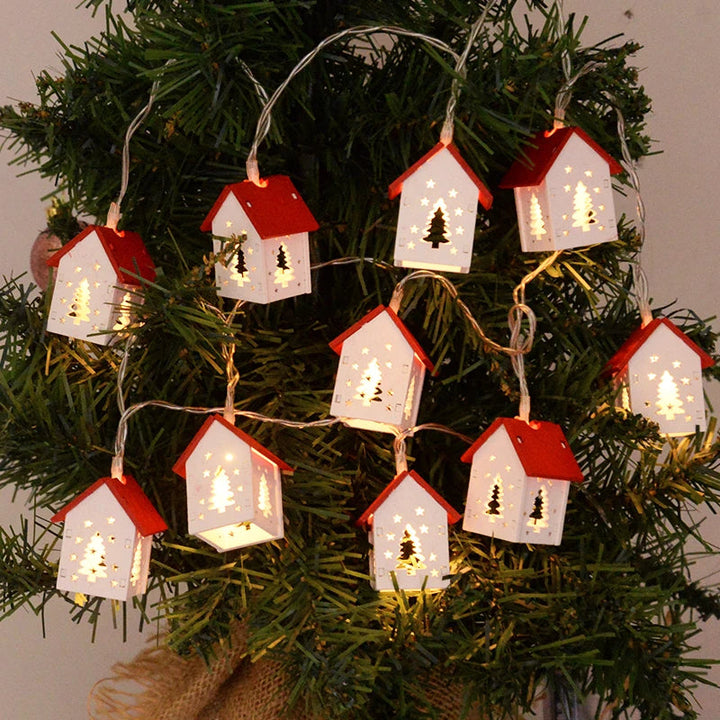 BowLift | LED Christmas Houses Made of Wood with Festive Lighting