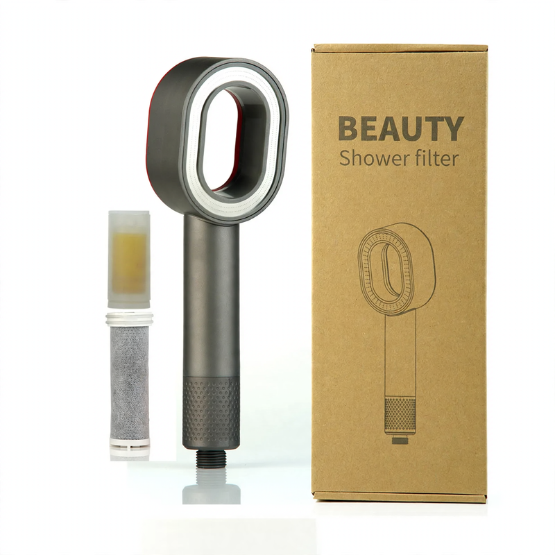 3-in-1 Shower head with massage function, plastic