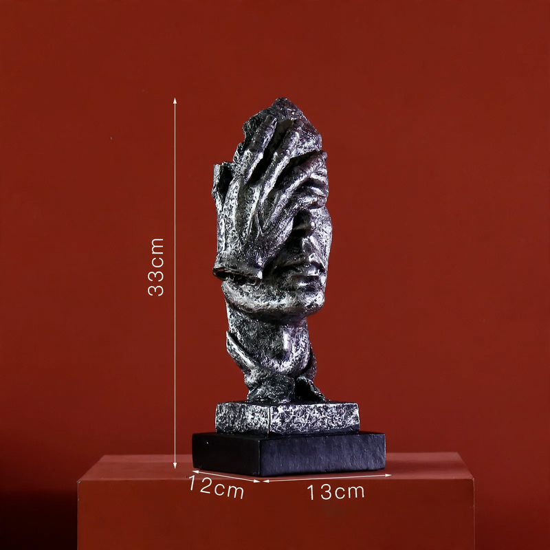 Modern art figure made of resin, decoration