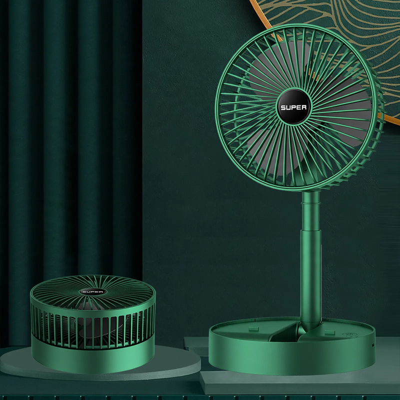 Portable hand fan with battery, 3 levels