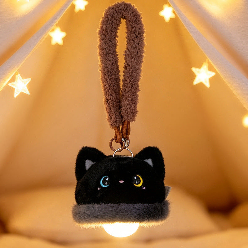 Plush pendant with LED light, 15 cm