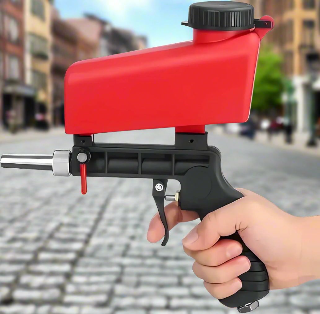 Multipurpose sandblasting gun | Bowlift