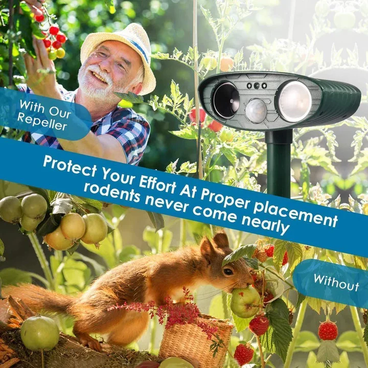 BowLift | Solar Powered Ultrasonic Deer Repeller, Pack Of 4