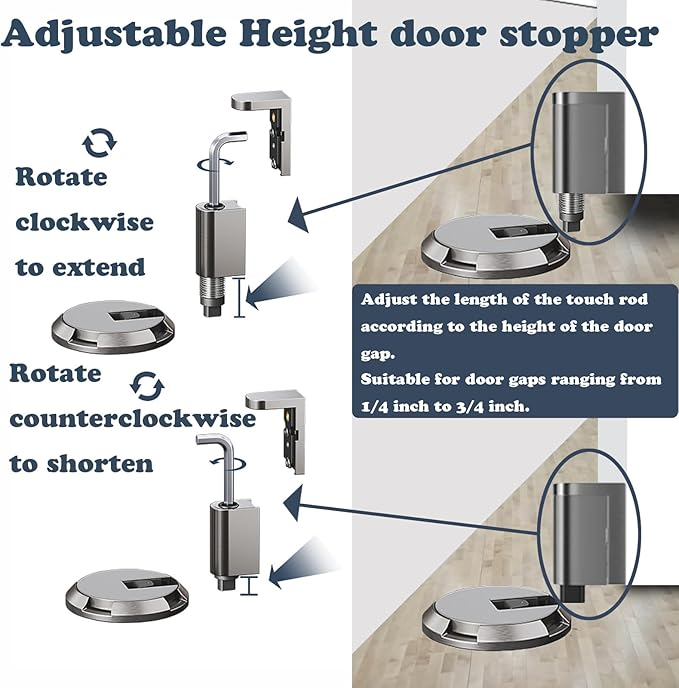 Mechanical Floor Door Stopper | Safe & Durable | Bowlift