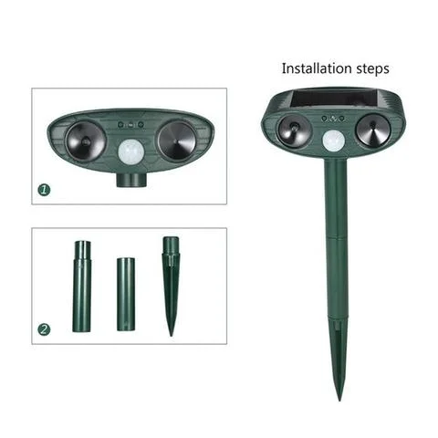 BowLift | Solar Powered Ultrasonic Deer Repeller, Pack Of 4