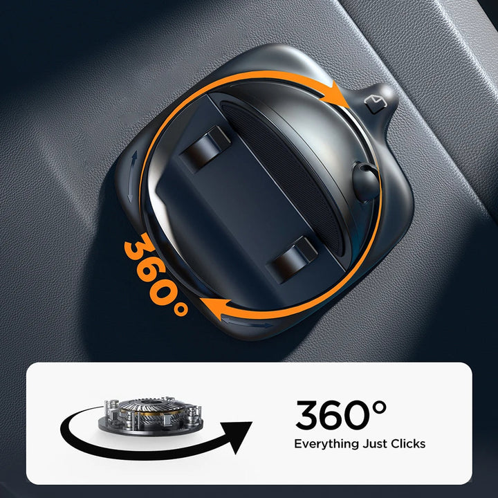 BowLift | 360° RotateX – Universal Rotating Car Phone Holder | Secure & Adjustable Mount for All Smartphones
