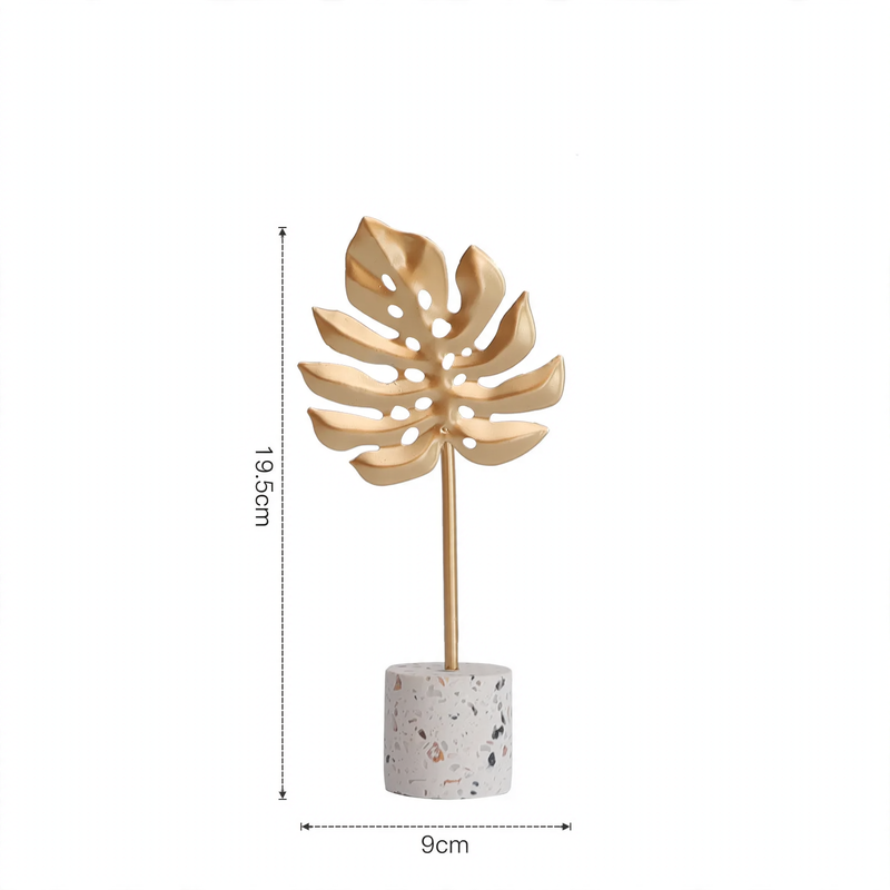 Iceflower decorative figure made of iron, modern