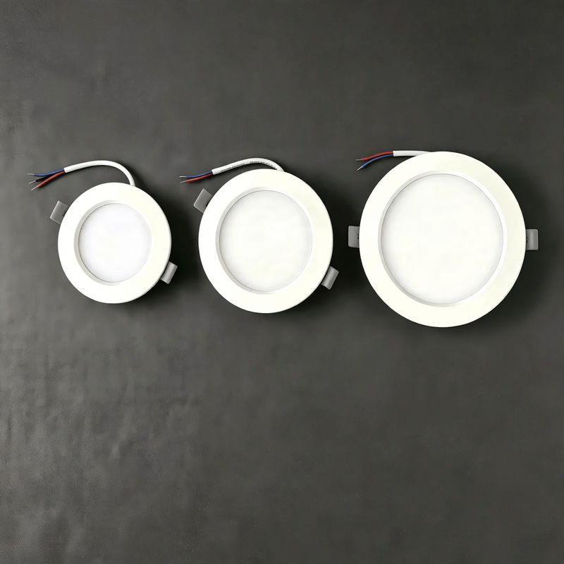 LED recessed light with motion sensor, various sensors