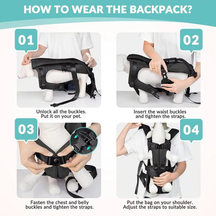 BowLift | Dog Carrying Backpack