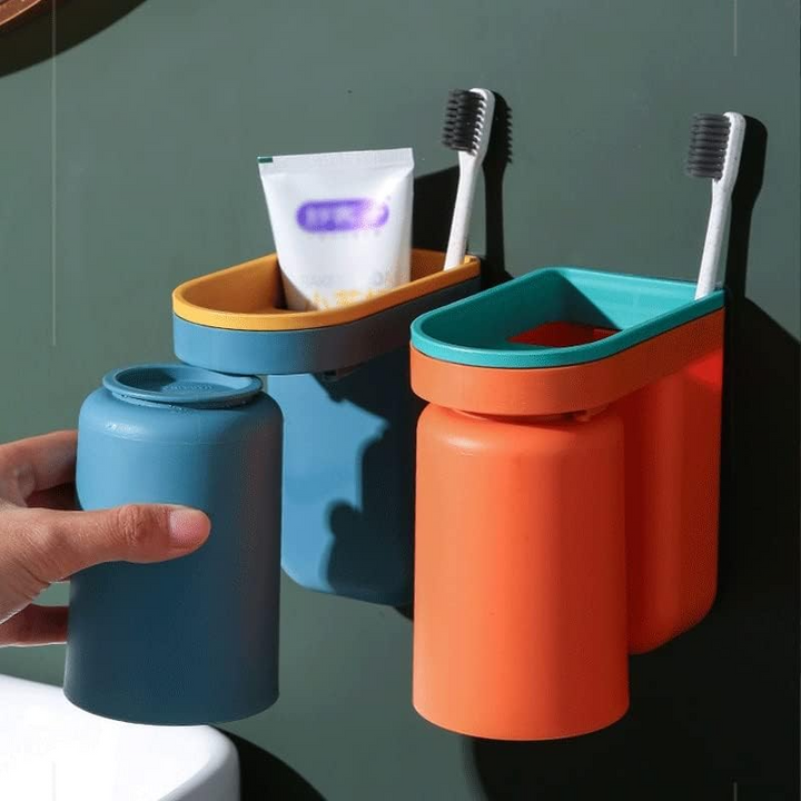 Adhesive toothbrush holder | Bowlift
