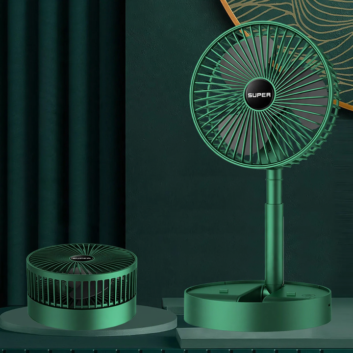 Portable hand fan with battery, 3 levels
