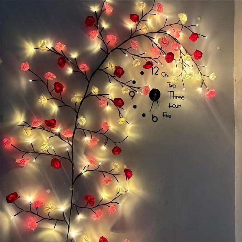 LED decorative light with cherry blossom design