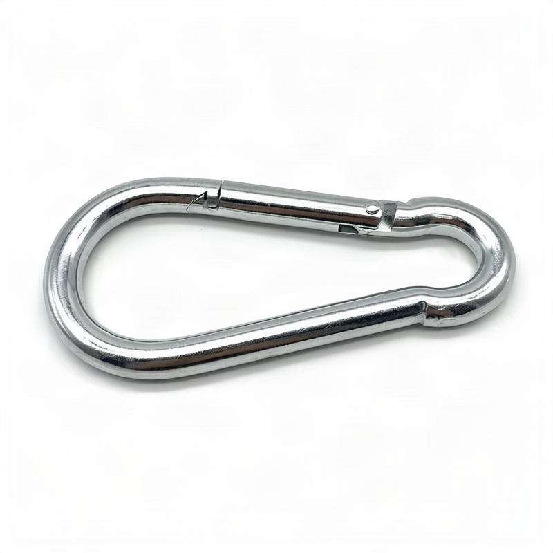 Safety carabiner made of carbon steel