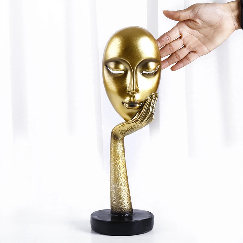 Modern art figure made of resin, decoration