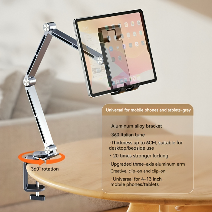 Aluminum Device Holder | Perfect for Phones, Tablets & More | Bowlift