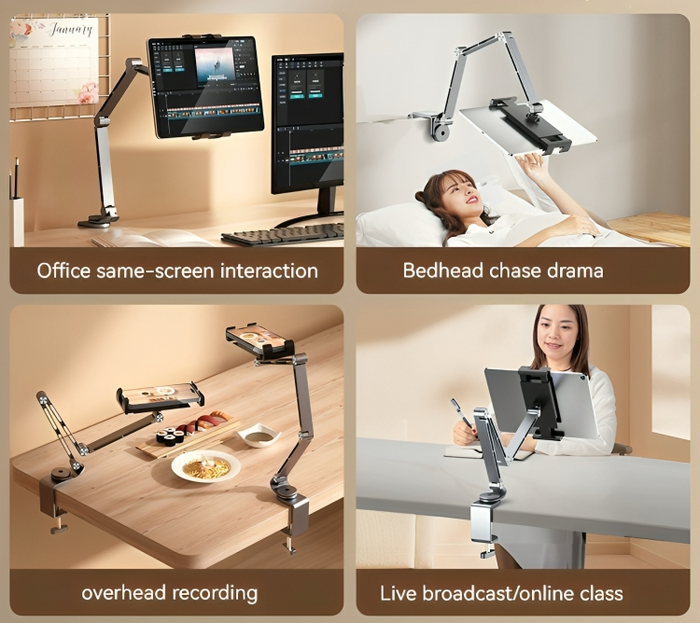 Aluminum Device Holder | Perfect for Phones, Tablets & More | Bowlift