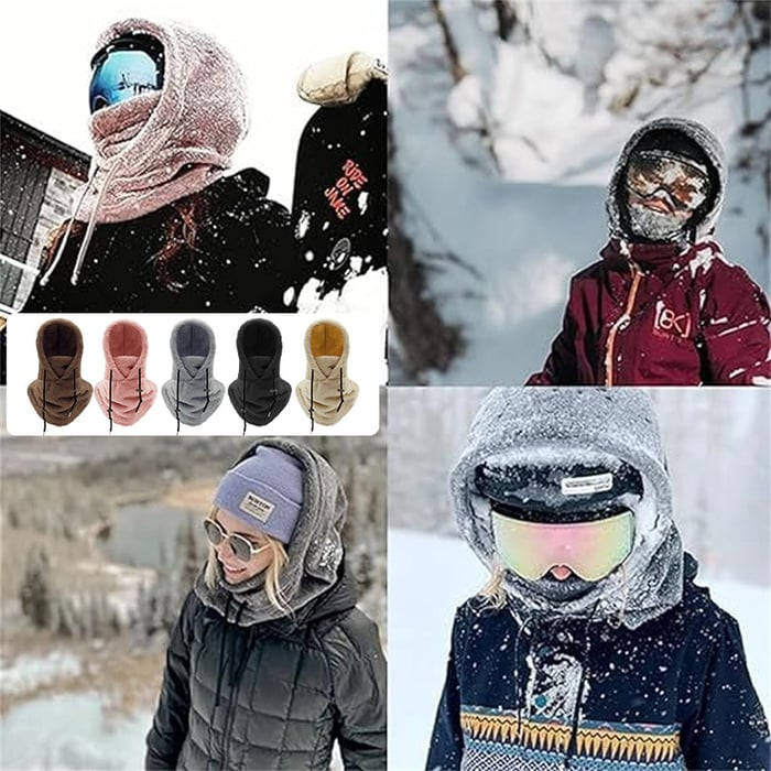 Ski mask with Sherpa hood | Bowlift