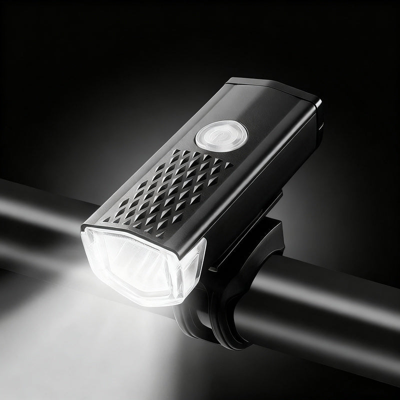 Bicycle light set, USB rechargeable, waterproof