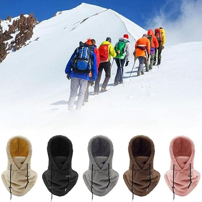 Ski mask with Sherpa hood | Bowlift