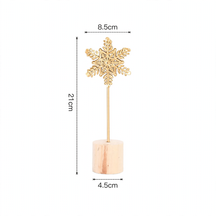 Iceflower decorative figure made of iron, modern