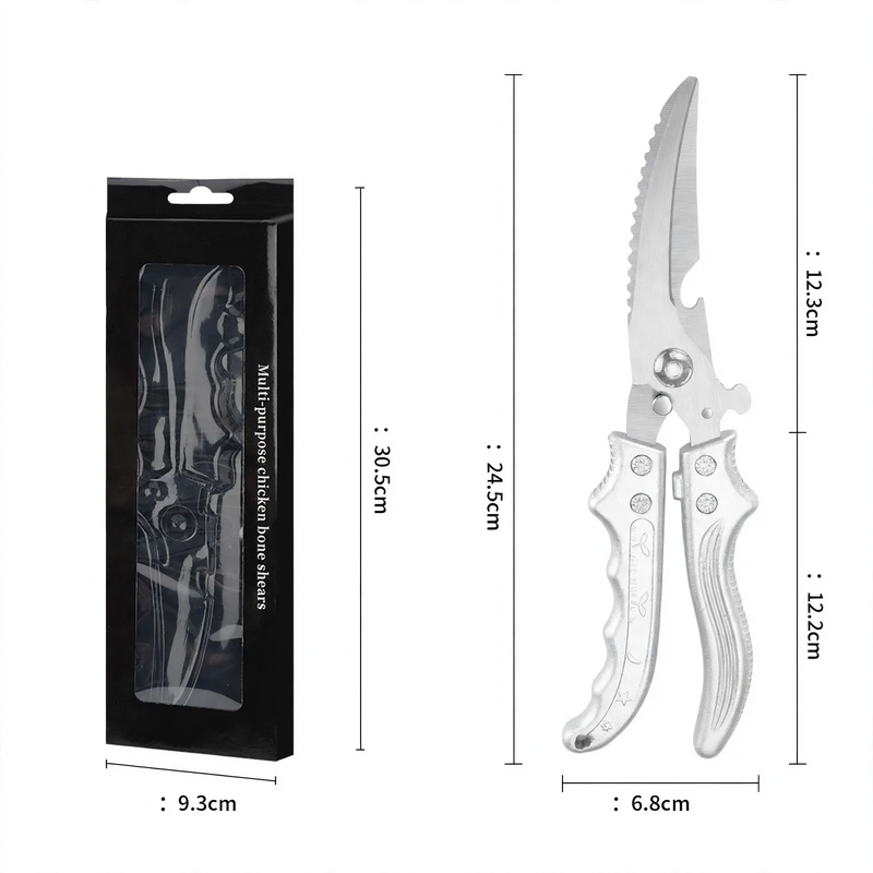 Kitchen shelves made of stainless steel