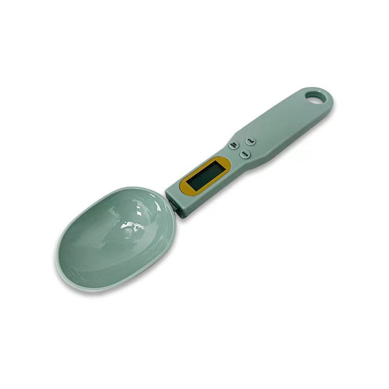 Electronic spoon scale for precise weighing
