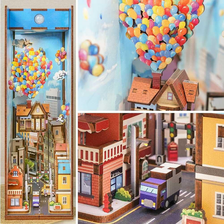 3D-Wood Puzzle DIY-Book Corner Kit | Bowlift