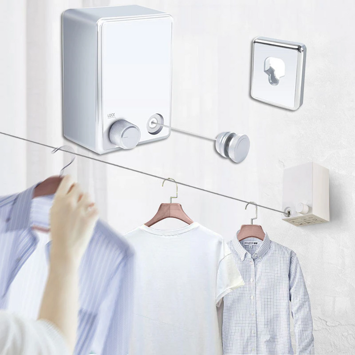 Retractable clothesline for indoors/outdoors | Bowlift