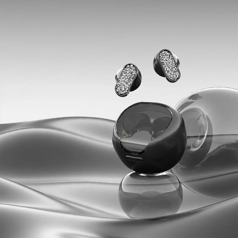 Wireless earbuds with AI translation, semi-open design