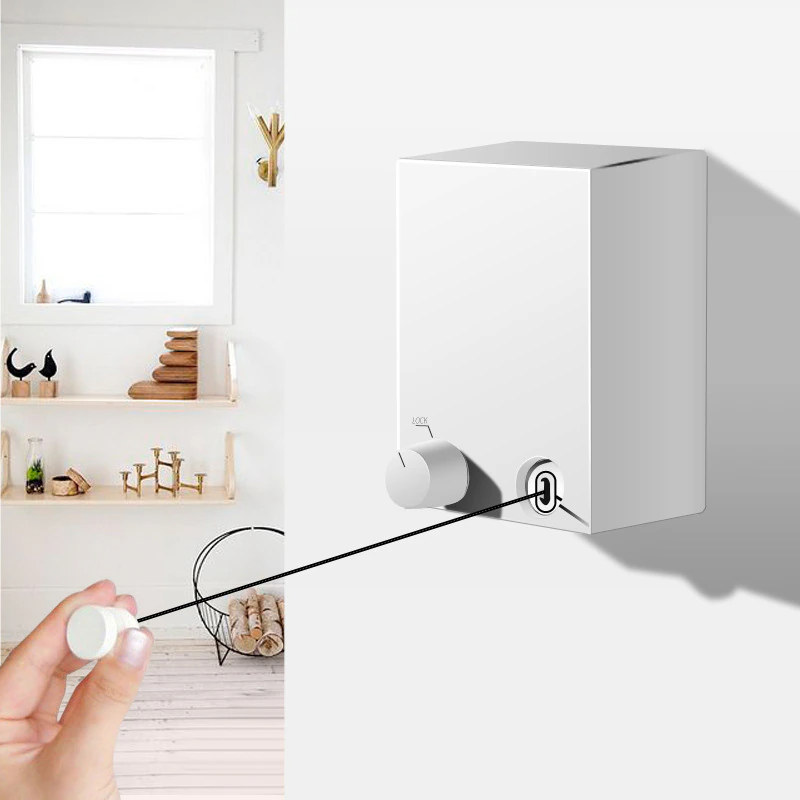 Retractable clothesline for indoors/outdoors | Bowlift