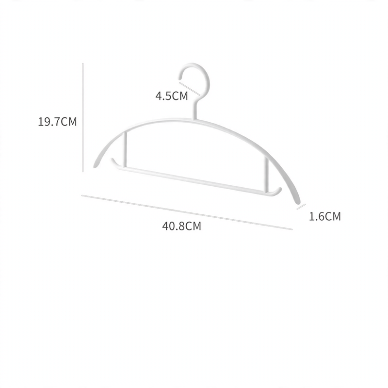 Plastic Clothes Hanger FAY, non-slip